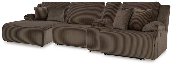 Top Tier 4 Piece Reclining Sectional