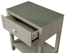Dylan 23"W Taupe Wooden End Side Table Nightstand