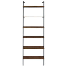 Owens 96-inch 6-shelf Wall Bookshelf – Walnut