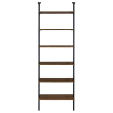 Owens 96-inch 6-shelf Wall Bookshelf – Walnut