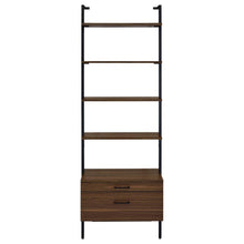 Owens 3-piece 96-inch Wall Mounted Bookshelf Set – Walnut