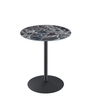 Circa 17.5" End Table with Black Marble Textured Top