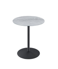 Circa 17.5" End Table with Gray Marble Textured Top