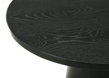 Jasper Ebony Black 29" Round Coffee Table