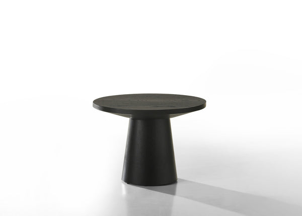 Jasper Ebony Black 22" Round End Table