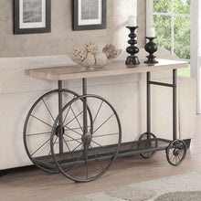 Francie - Sofa Table - Oak & Antique Gray