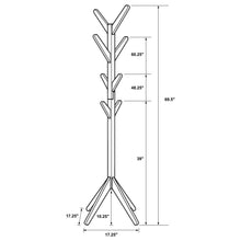 Margaret Solid Wood Coat Rack Clothing Hanger – Cappuccino