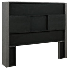 Bancroft - Upholstered Full Wingback Headboard - Gray