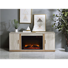 Vanna - Console Cabinet With Fireplace - White