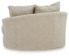 Steelwater Retreat - Oversized Swivel Accent Chair - Latte