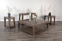 Doe Valley - Mahogany Wood Coffee Table With Casters