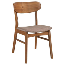 Dortch - Dining Side Chair (Set of 2) - Walnut And Brown