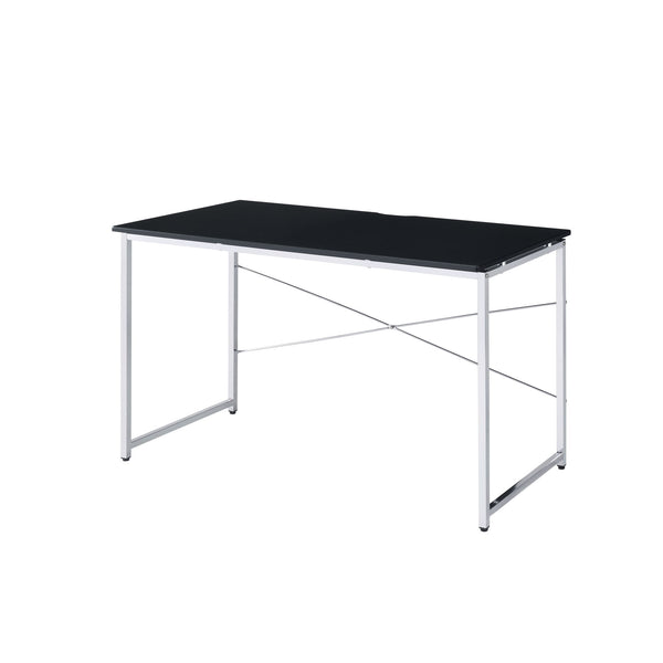 Tennos Vanity Desk (Same 93195) Black & Chrome