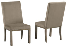 Chrestner - Gray / Brown - Dining UPH Side Chair (Set of 2)