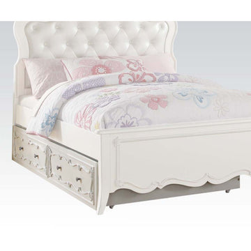 Edalene - Twin Trundle - Pearl White