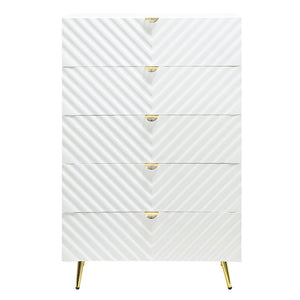 Gaines - Chest - White High Gloss
