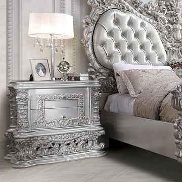 Valkyrie - Nightstand - Antique Platinum