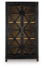 Christop - Accent Cabinet - Black / Brown