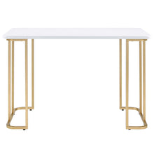 Estie - Writing Desk (Same Ac00902) - White & Gold