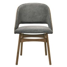 Delmon - Side Chair (Set of 2) - Gray / Dark Walnut