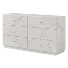 Esther - Dresser - White / Silver