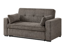 Arnold 76" Ash Brown Chenille Convertible Sofa Sleeper
