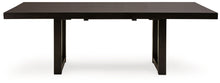Neymorton - 7 Pc. - Rectangular Extension Table, 6 Side Chairs - Dark Grayish Brown