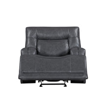 Titan - Glider Recliner With Power Headrest & Footrest - Gray