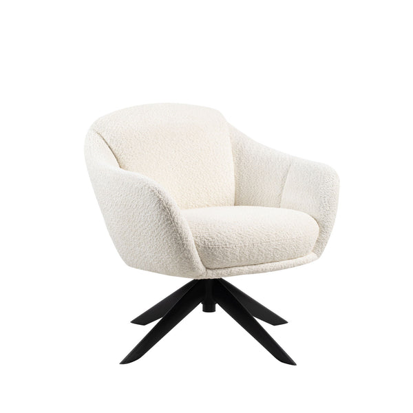 Fleming Boucle Swivel Lounge Chair