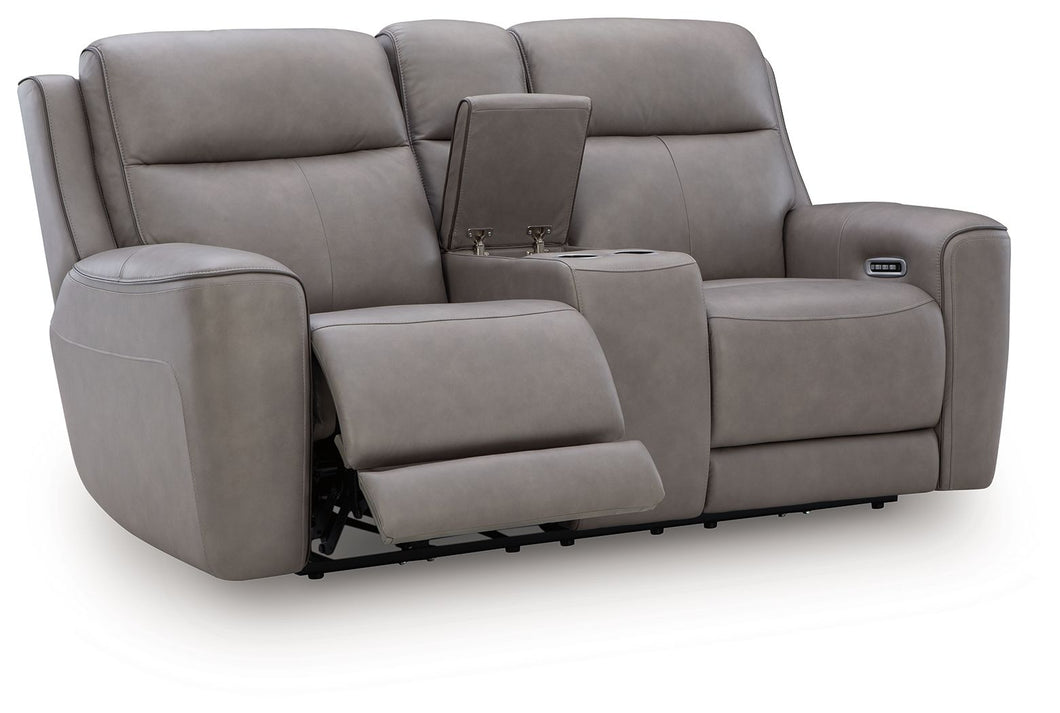 5Z-Comfort - Relaxation - Coin - Power Reclining Loveseat with Console / Adj Headrest