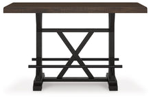 Valebeck - Rect Dining Room Counter Table With Wine Rack