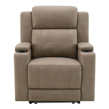 Lugo - Power Motion Recliner With Cup Holder - Camel