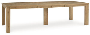 Galliden - Light Brown - Rectangular Dining Room Extension Table