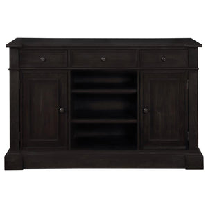 Phelps - 2 Door Sideboard Buffet Cabinet - Distressed Noir