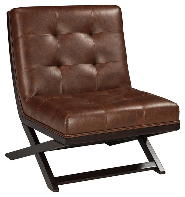 Sidewinder Accent Chair Brown