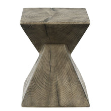 Zahi - Accent Table - Weathered Oak