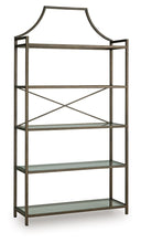 Bernonly - Antique Bronze Finish - Bookcase