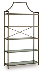 Bernonly - Antique Bronze Finish - Bookcase