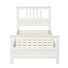 Platform Bed With Paneled Headboard And Footboard