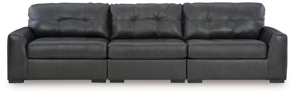 Brindley Pier 3-Piece Sectional Sofa Fog