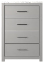 Cottonburg - Light Gray / White - Four Drawer Chest