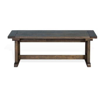 Homestead - Wood Side Bench - Tobacco Leaf