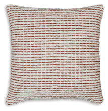 Nashlin - Pillow (Set of 4) - White / Rust