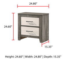 Rhett - Nightstand - Chalk / Gray