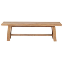 Middleton - Wood Backless Dining Bench Natural - Brown