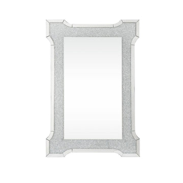 Noralie - 47" X 31" Accent Mirror With Faux Diamonds - Mirrored