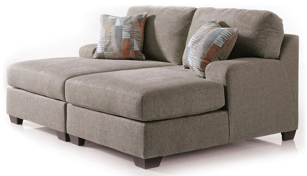 Newellen 2-Piece Super Chaise Beige