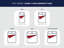 Chime 12 Inch Memory Foam - Ultra Plush Memory Foam Mattress