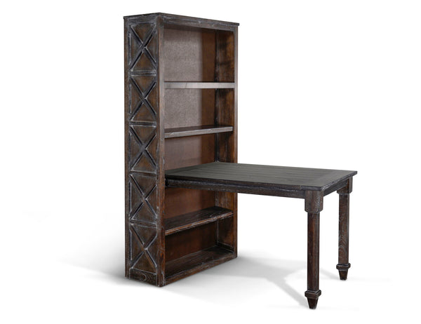 Sunny Accents Desk Return Dark Brown