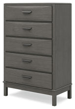 Mazing - Five Drawer Chest - Gray